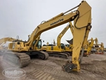 Used Komatsu Excavator,Used Excavator in yard,Front of used Komatsu